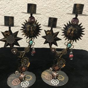 Steampunk Candelabras